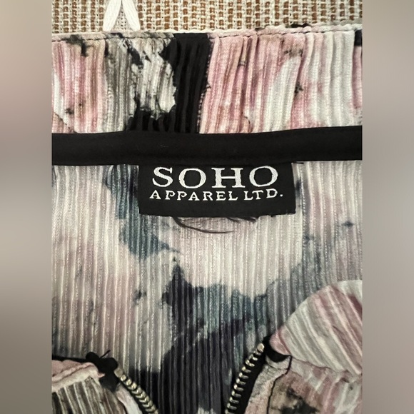 Soho Appeal Ltd. - dusty pink rose stretchy thin jacket - Picture 7 of 8